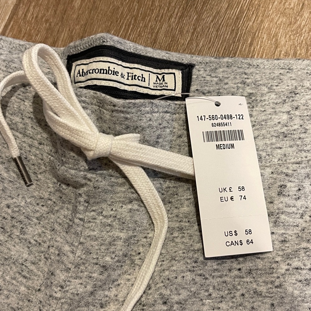 Abercrombie & Fitch Women’s Logo Wide Leg Viscose Sweatpants MEDIUM - Picture 10 of 11